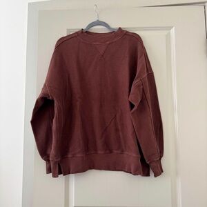 Aerie Ribbed Crewneck Sweatshirt